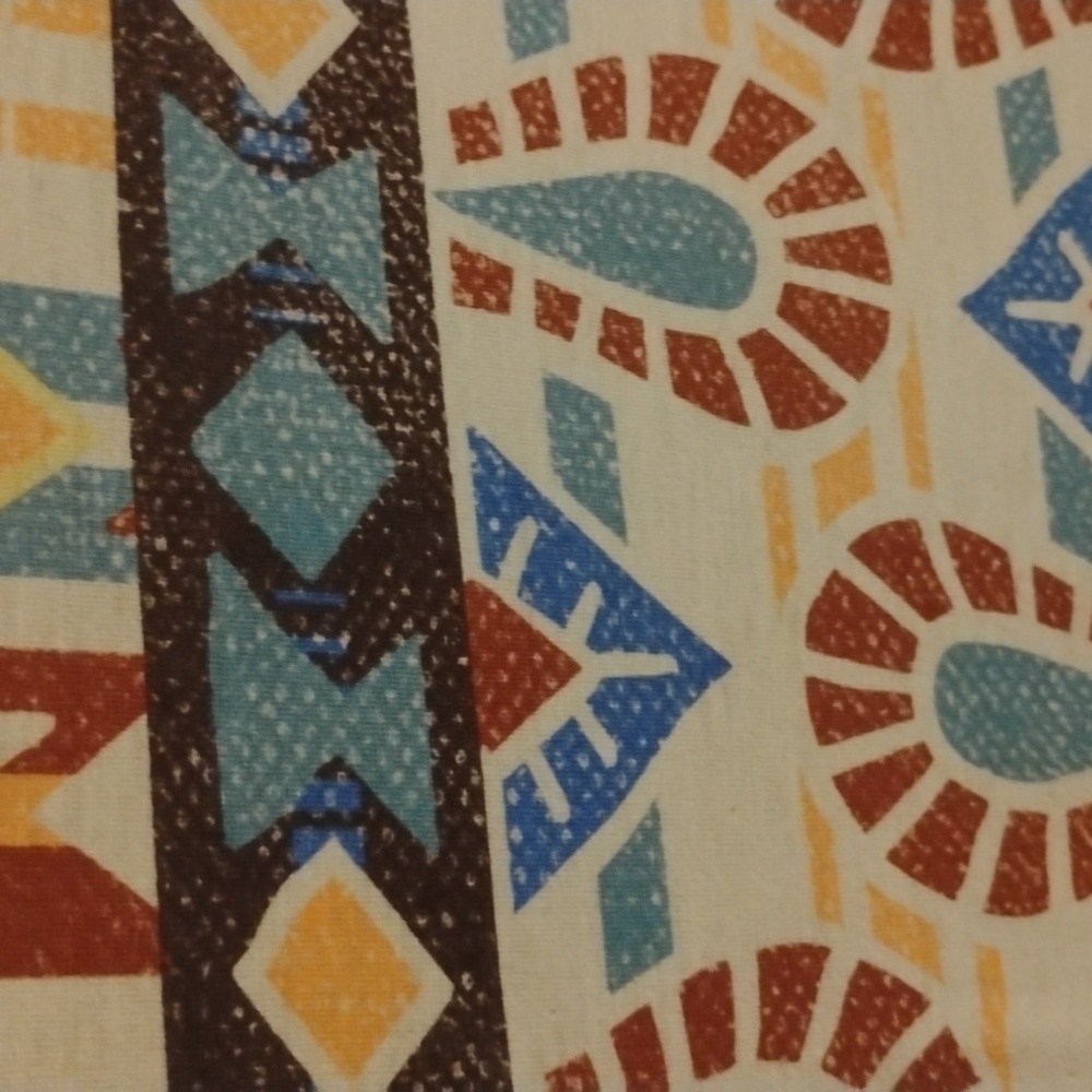 LuLaRoe Geometric Print Dress - Earthy Tones - Picture 4 of 6